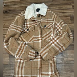 Faux fur jacket.